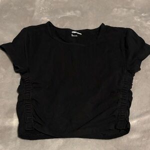TNA Classic Black Crop Top
